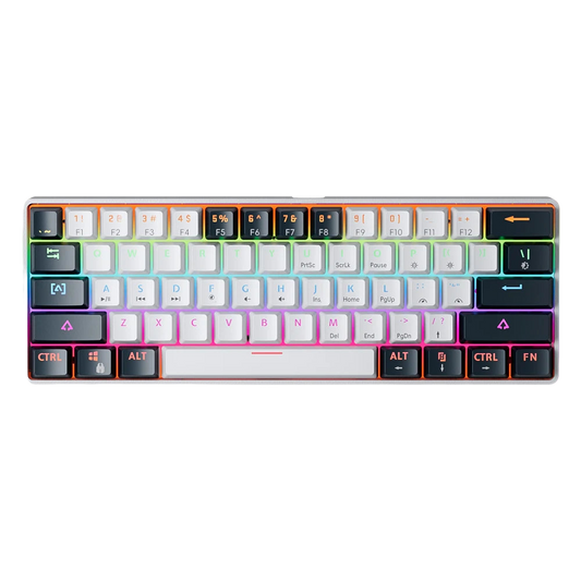 MK61 Mini Wired Mechanical Gaming Keyboard with Hot-Swappable Switches