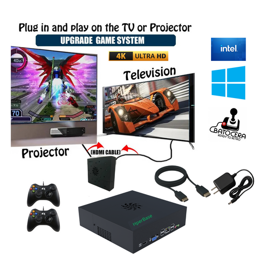 HyperBase™ Retro Series | 100,000 Preloaded Games | 80+ Systems: PS3, PS2, PSX, Xbox, Wii, N64…