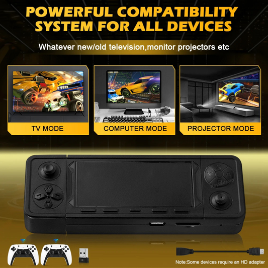 3D Fusion X9 Pro | 3x Faster Performance | Latest Game Stick 2025