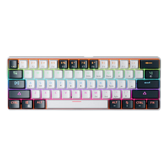 MK61 Mini Wired Mechanical Gaming Keyboard with Hot-Swappable Switches