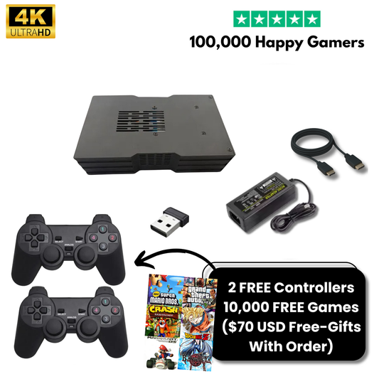 SwitchPlay™ 7th-Gen Intel CPU | 8GB DDR4 RAM | 500GB SSD | 65 Gaming Systems | 75,000 Preloaded Games