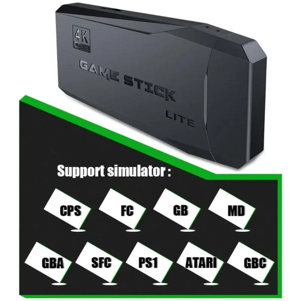 RetroArcade™ 4K HDMI Stick With Dual Wireless Controllers - Trend Treks