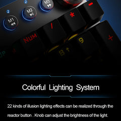 AULA F2088 Mechanical Gaming Keyboard with Backlit and Wrist Support