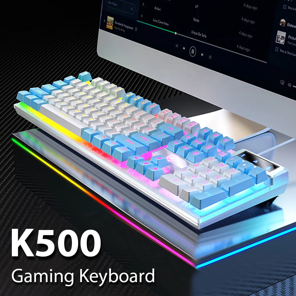 Game Falcon™ 104-Key Waterproof Gaming Keyboard