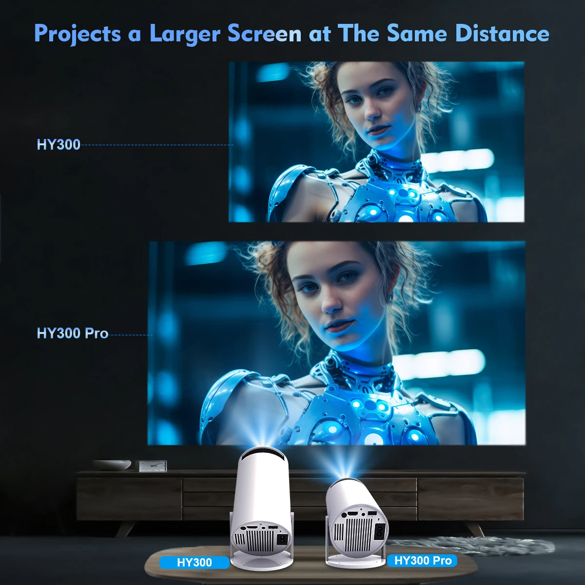 Magcubic 4K Smart LED Projector with Android 11