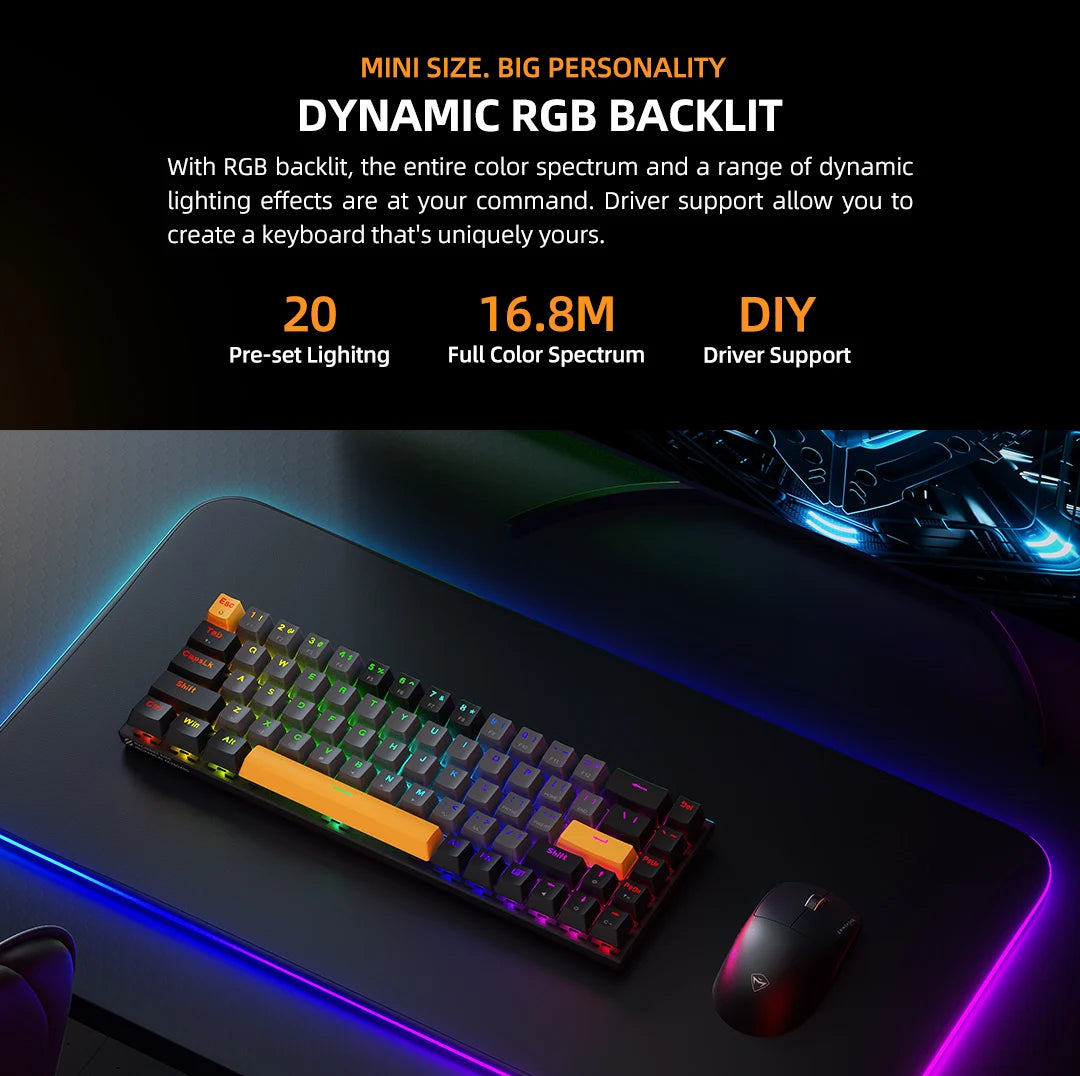 MACHENIKE K500-B68 65% Mechanical Gaming Keyboard