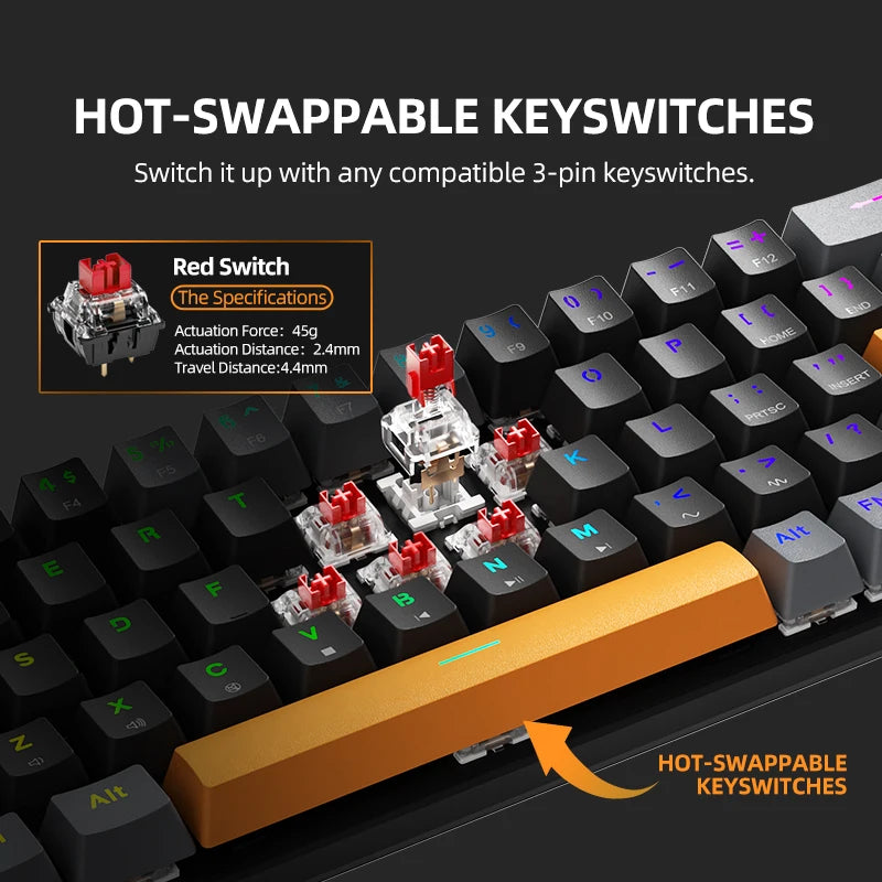 MACHENIKE K500-B68 65% Mechanical Gaming Keyboard