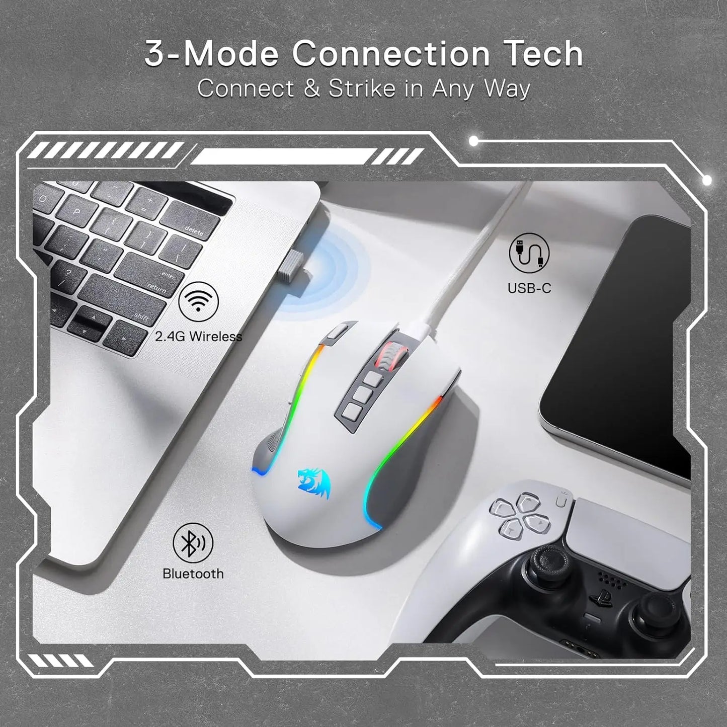 Redragon Strike 9 Wireless Gaming Mouse