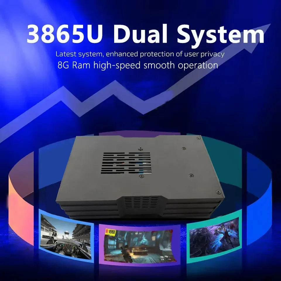SwitchPlay™ 7th-Gen Intel CPU | 8GB DDR4 RAM | 500GB SSD | 65 Gaming Systems | 75,000 Preloaded Games