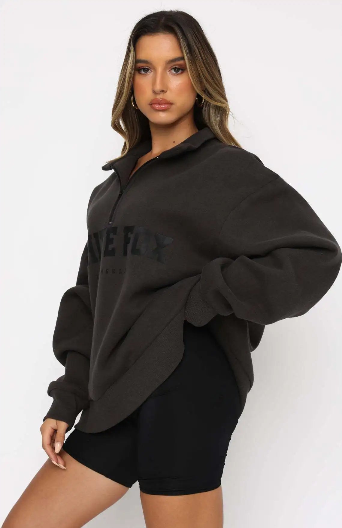 PrintEase™ Women's Casual Letter Print Hoodie