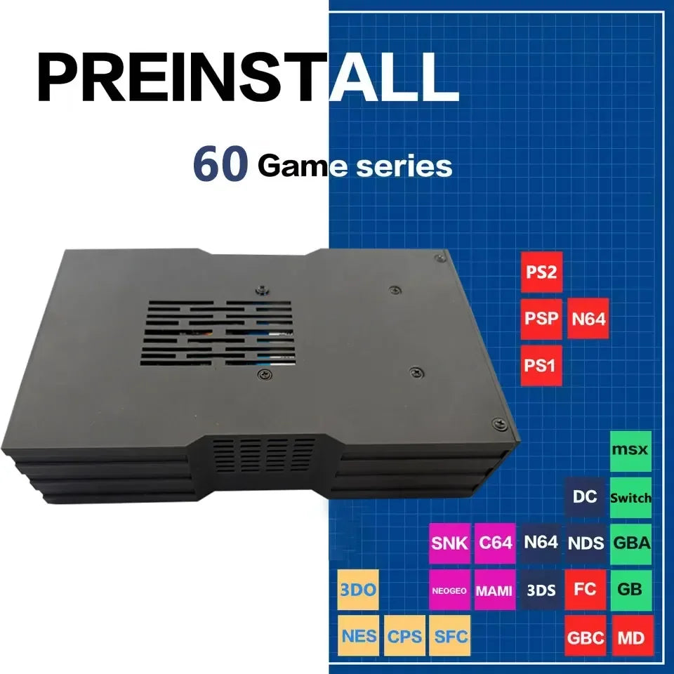 SwitchPlay™ 7th-Gen Intel CPU | 8GB DDR4 RAM | 500GB SSD | 65 Gaming Systems | 75,000 Preloaded Games