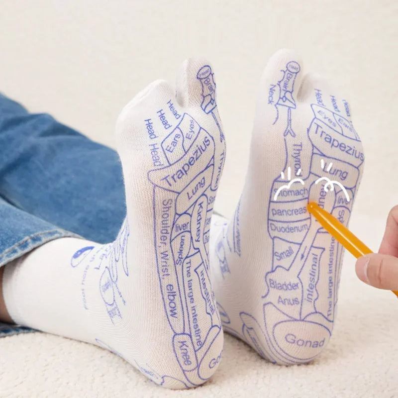 Acupressure Foot Massage Socks with Massage Tools