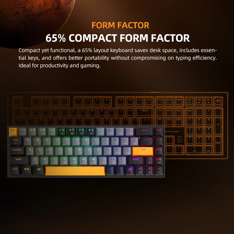 MACHENIKE K500-B68 65% Mechanical Gaming Keyboard