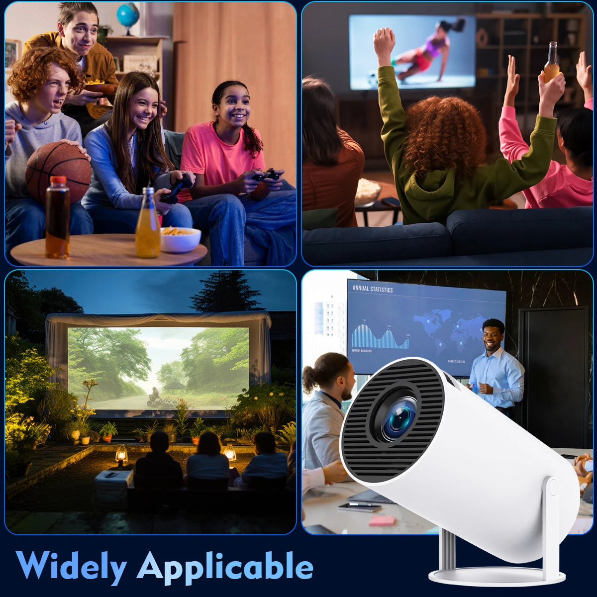 Magcubic 4K Smart LED Projector with Android 11