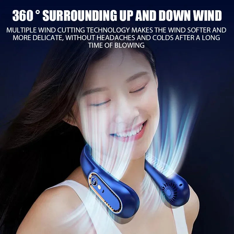 DUTRIEUX™ Portable Neck Fan with 5-Speed Settings