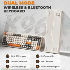 KeyMaster™ K96 Dual-Mode Wireless Mechanical Keyboard