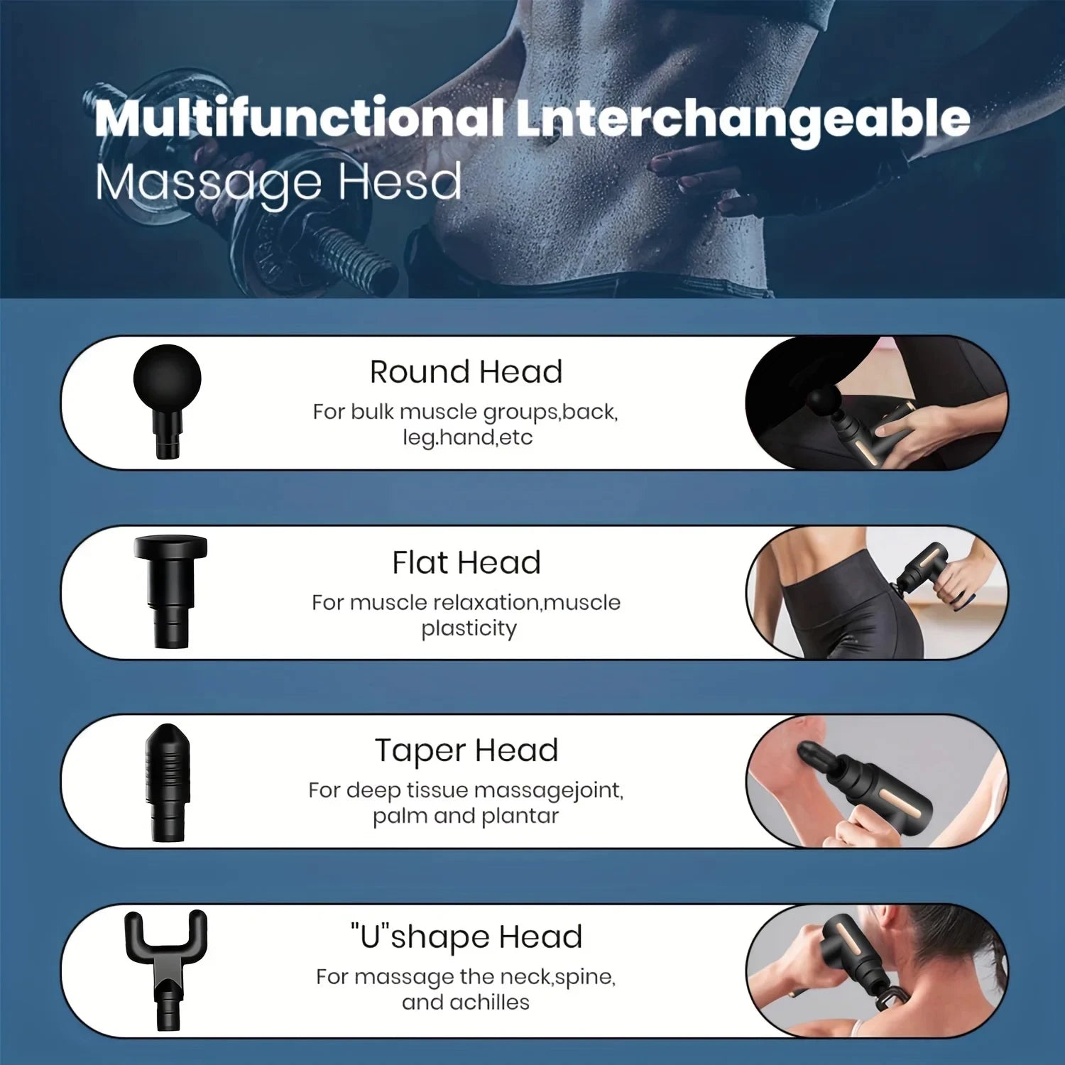 ReliefPro™ Portable Deep Tissue Massage Gun