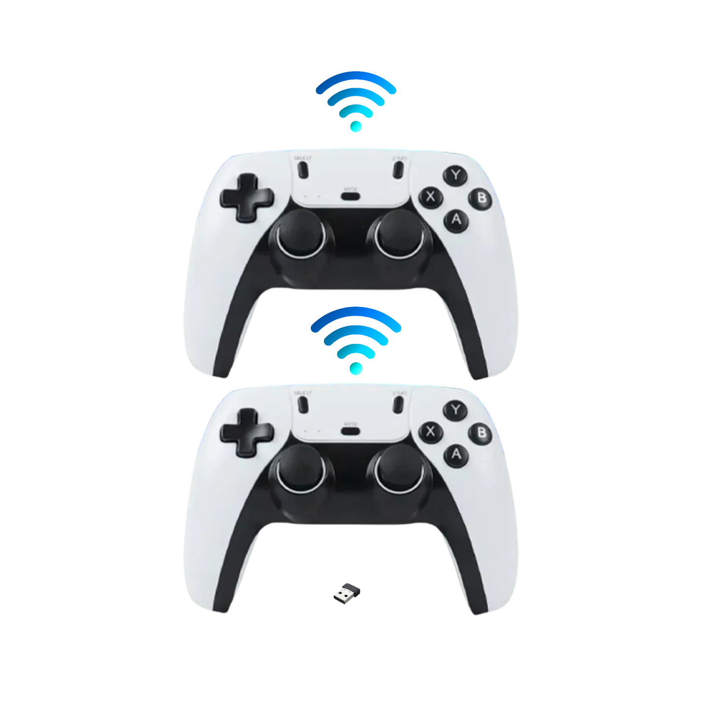 HyperPads™ White Wireless Controllers